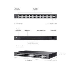 TP-Link SG3452X сетевой коммутатор