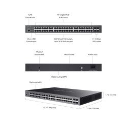 TP-Link SG3452XP сетевой PoE-коммутатор