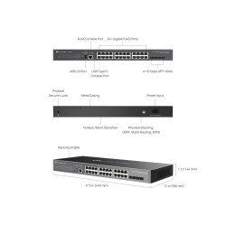 TP-Link SG5428X управляемый сетевой коммутатор L3