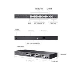 TP-Link SL2428P сетевой PoE-коммутатор