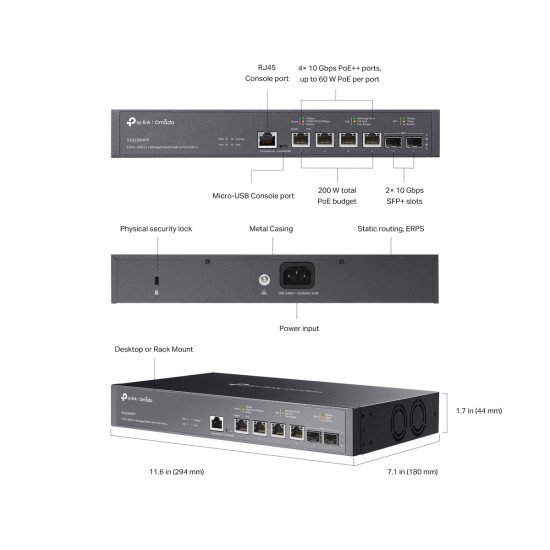 TP-Link SX3206HPP сетевой PoE-коммутатор