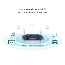 TP-Link TD-W9960 Wi-fi N300 роутер с ADSL VDSL модемом
