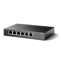 TP-Link TL-SF1006P 6-портовый настольный коммутатор 10/100 Мбит/с с 4 портами PoE+