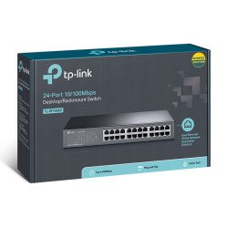 TP-Link TL-SF1024D 24-портовый коммутатор 10/100 Мбит/с настольный/монтируемый в стойку