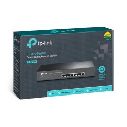 TP-Link TL-SG1008 8-портовый гигабитный настольный/монтируемый в стойку коммутатор
