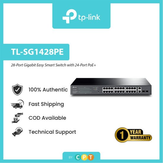 TP-Link TL-SG1428PE сетевой PoE-коммутатор