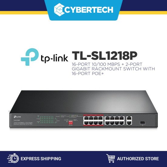 TP-Link TL-SL1218P сетевой PoE-коммутатор