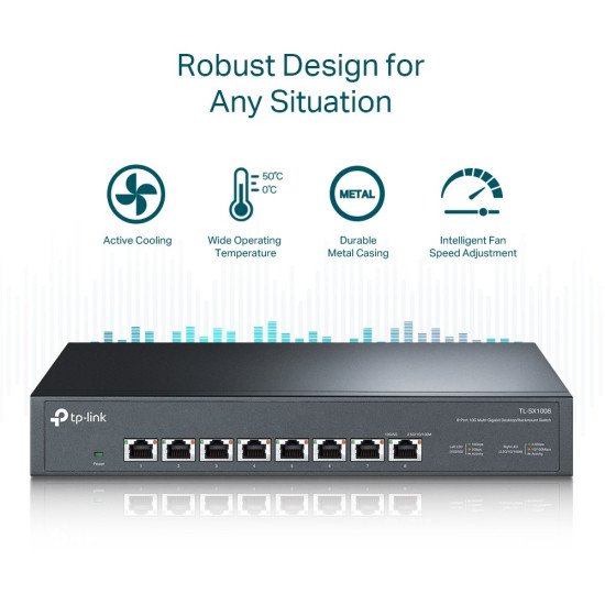TP-Link TL-SX1008 сетевой коммутатор