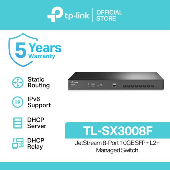 TP-Link TL-SX3008F сетевой коммутатор