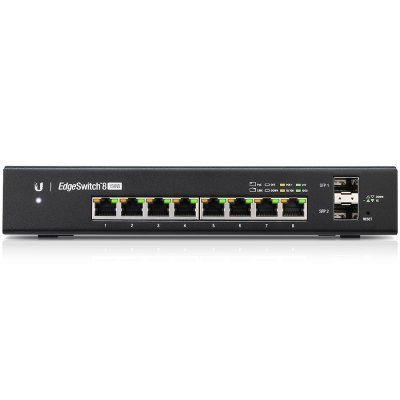 Сетевой Коммутатор Ubiquiti EdgeSwitch 8 порта 150 Вт