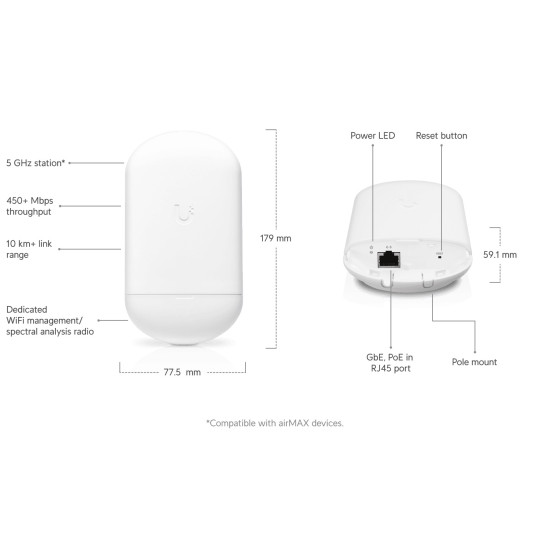 Ubiquiti NanoStation 5AC Loco 5 pack