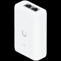 Ubiquiti U-POE-PLUS-EU U-POE+ adapter 30W, powers UniFi PoE+ devices, reduce dependency on PoE switch power, Contains RJ45 data input, AC