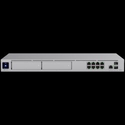 Ubiquiti UDM-PRO-MAX-EU rack-mount Cloud Gateway with 10 Gbps performance, multi-WAN load balancing, and two NVR drive bays designed for