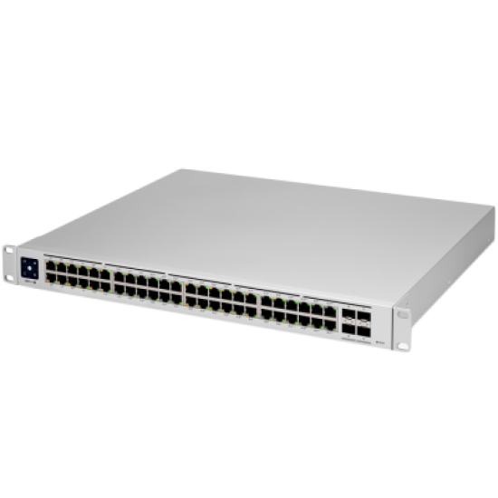 Ubiquiti Network Switch Pro Layer 3 switch with (48) GbE RJ45 ports and (4) 10G SFP+ ports