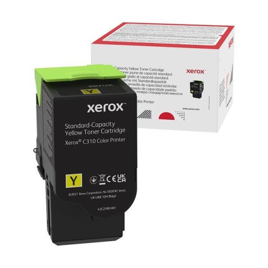 Xerox laser toner cartridge C310 C315 Yellow 2000p 006R04363 Xerox laser toner cartridge C310 C315 Yellow 2000p 006R04363