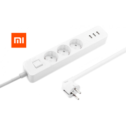 Удлинитель Xiaomi Mi Power Strip (3 розетки+3 USB, белый) Удлинитель Xiaomi Mi Power Strip (3 розетки+3 USB, белый)