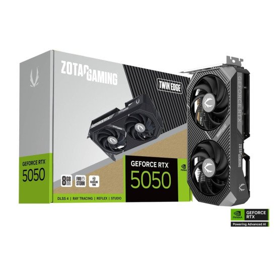 Видеокарта ZOTAC GeForce RTX 5050 8GB GDDR6 Twin Edge