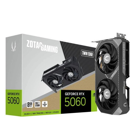 Видеокарта ZOTAC GeForce RTX 5060 8GB GDDR7 Twin Edge
